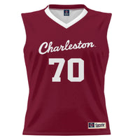 #70 Charleston Cougars Lightweight Basketball Jersey - Crimson