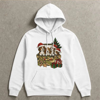 Puppies in Gift Box Hoodie, Beagle Christmas Hoodie, Adorable Beagle Dog Sweatshirt, Christmas Pet Lover Hoodie, Winter Dog Holiday Apparel
