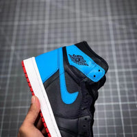 Low Top Sneakers, Blue Black Colorway, Lace Up Design, Casual Gift for Sneaker Fans