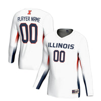 Illinois Fighting Illini NIL Lightweight Volleyball Jersey - White