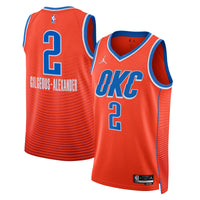 Oklahoma City Thunder Statement Edition Swingman Jersey - Orange - Shai Gilgeous-Alexander