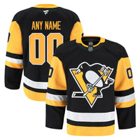 Pittsburgh Penguins Black Home Authentic Pro Custom Jersey