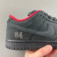 Low Top Sneakers, Black Red Colorway, Lace Up Design, Casual Gift for Sneaker Fans