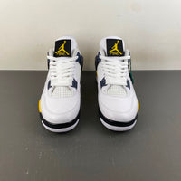 Low Top Sneakers, White Black Yellow Colorway, Lace Up Design, Casual Gift for Sneaker Fans
