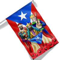 Three Wise Men Christmas Yard Flag, Puerto Rico Three Kings Garden Flag, Cultural Holiday Lawn Flag, Double-Sided Epiphany Flag