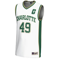 #49 Charlotte 49ers Lightweight Basketball Jersey - White