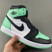 High Top Sneakers, Green Colorway, Glow in the Dark Detail, Lace Up Design, Casual Gift for Sneaker Fans