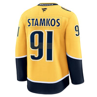 Nashville Predators Steven Stamkos Gold Home Premium Jersey