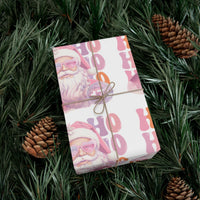 Disco Ball Christmas Gift Wrap, Groovy Santa Wrapping Paper, Retro 70s Holiday Santa Present Paper, Funky Festive Gift Wrapping Paper Roll