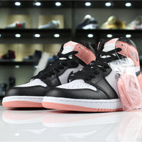 Sneakers, Black Pink Colorway, Lace Up Design, Casual Gift for Sneaker Fans