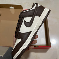 Low Top Sneakers, White Brown Sail Colorway, Lace Up Design, Casual Gift for Sneaker Fans
