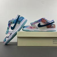 Low Top Sneakers, White Pink Colorway, Lace Up Design, Casual Gift for Sneaker Fans