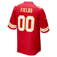 Kansas City Chiefs Justin Fields Red Game Jersey