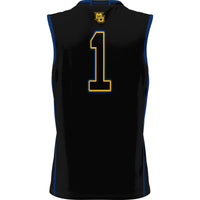 #1 Marquette Golden Eagles Lightweight Basketball Jersey - Black
