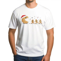 Humorous Gamer Cookie Holiday Shirt, Christmas Gingerbread Gaming T-Shirt, Retro Video Game Xmas Tee, Adorable Christmas Graphic Tee for Gamers