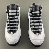 High Top Sneakers, White Black Gray Colorway, Lace Up Design, Casual Gift for Sneaker Fans