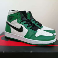 Sneakers, White Green Colorway, Lace Up Design, Casual Gift for Sneaker Fans
