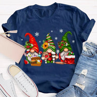 Humorous Cafeteria Holiday Graphic Tee, School Lunch Lady Santa Claus Christmas T-Shirt, Festive School Staff Shirt, Xmas Lunch Lady Present
