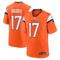 Denver Broncos Jaylen Waddle Orange Game Jersey