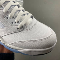 Low Top Sneakers, White Silver Colorway, Lace Up Design, Casual Gift for Sneaker Fans