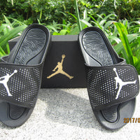Retro Slides, Black Colorway, Slip On Design, Casual Gift for Shoe Lovers