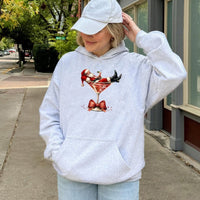 Santa Cocktail Glass Hoodie, Christmas Martini Hoodie, Humorous Santa Claus Martini Hoodie, Holiday Cocktail Hooded Sweatshirt