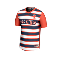 #1 Illinois Fighting Illini Lightweight Soccer Fashion Jersey - Orange