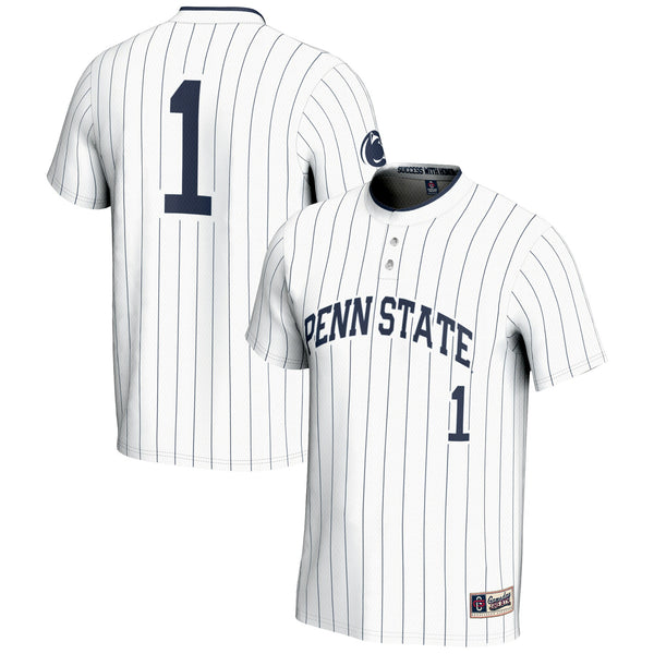 #1 Penn State Nittany Lions Lightweight Softball Jersey - White