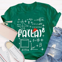 Fa La La Holiday Graphic Tee, Math Teacher Christmas T-Shirt, Humorous Math Equation Christmas Shirt, Winter Educator Present