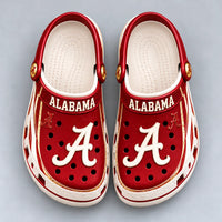 ALA Script - Crimson Clogs With Game-Day Confidence