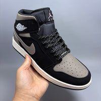 High Top Sneakers, Black Colorway, Lace Up Design, Casual Gift for Sneaker Fans