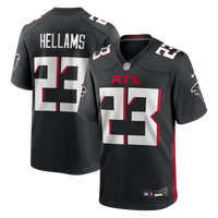 Atlanta Falcons DeMarcco Hellams Black Team Game Jersey