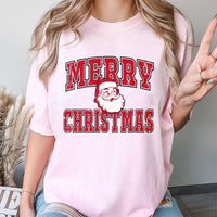Retro Vintage Santa Graphic Tee, Merry Christmas Santa T-Shirt, Festive Holiday Season T-Shirt, Adorable Vintage Santa Christmas T-Shirt