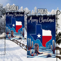Lone Star Holiday Yard Flag, Texas Merry Christmas Y'all Garden Flag, Double Sided Winter Lawn Flag, Southern Decor Present