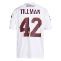 Pat Tillman #42 White Arizona State Sun Devils Away Icon Premier Football Jersey
