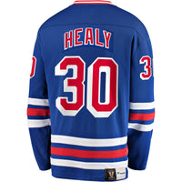New York Rangers Glenn Healy Blue Premier Breakaway Retired Player Jersey