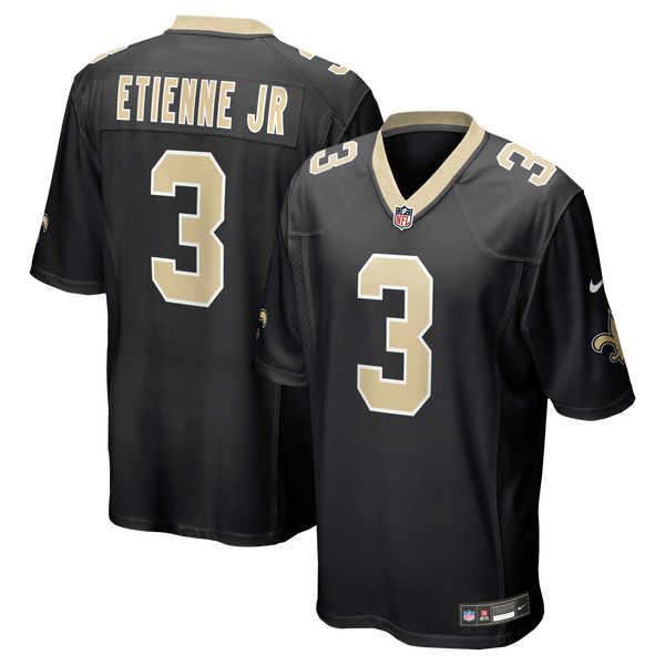 New Orleans Saints Travis Etienne Jr Black Game Jersey