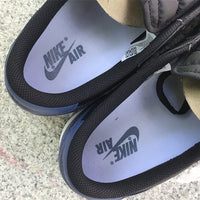 Low Top Sneakers, Blue Black Colorway, Lace Up Design, Casual Gift for Sneaker Fans