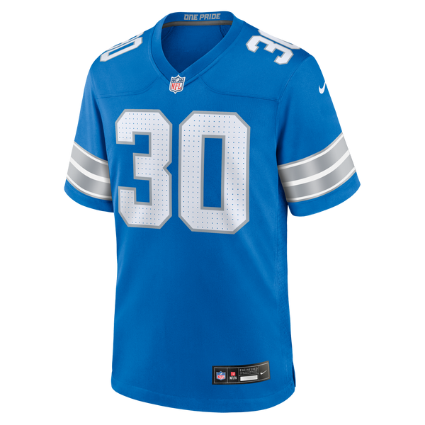 Detroit Lions Khalil Dorsey Blue Team Game Jersey