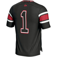 #1 Fresno State Bulldogs Endzone Football Jersey - Black