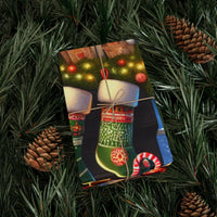Comfy Family Hearth Gift Wrap, Christmas Fireplace Wrapping Paper, Nostalgic Winter Holiday Wrapping Paper Roll, Festive Xmas Present Wrap