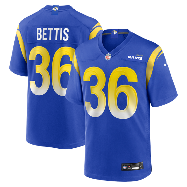 Los Angeles Rams Jerome Bettis Royal Game Retired Player Jersey