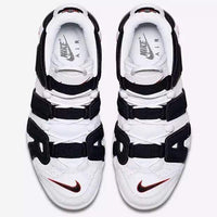 Sneakers, Red Black White Colorway, Lace Up Design, Casual Gift for Sneaker Fans