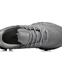Low Top Sneakers, Gray Colorway, Lace Up Design, Casual Gift for Sneaker Fans