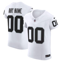 Las Vegas Raiders White Elite Custom Jersey