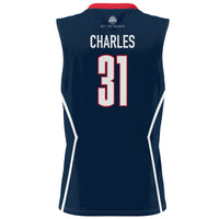 Tina Charles UConn Huskies Lightweight Basketball Alumni Jersey - Navy