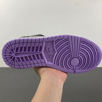 Retro Low Top Sneakers, Black Purple Colorway, Lace Up Design, Casual Gift for Sneaker Fans