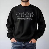 Adorable Gingerbread Baby Reveal Crewneck, Cookies for Two Please Sweatshirt, Holiday Pregnancy Announcement Sweater, Christmas Mom Pullover