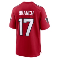 Atlanta Falcons Zachariah Branch Red Team Game Jersey