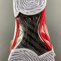 Low Top Sneakers, White Red Colorway, Lace Up Design, Casual Gift for Sneaker Fans